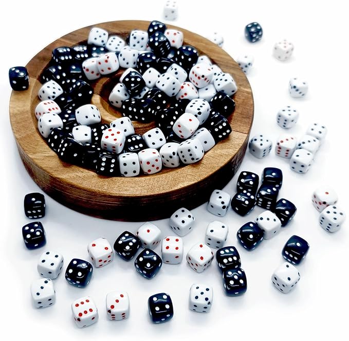 120PCS Red Dice Beads, Fun Beads - Image 3