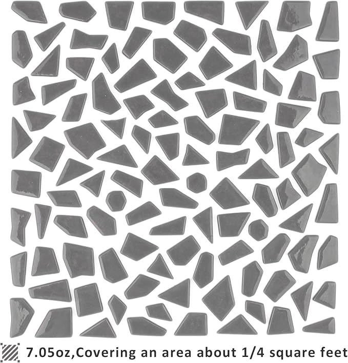 Youway Style Gray Glass Mosaic Tiles - Image 6