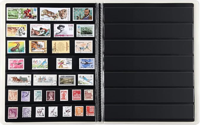 MUDOR 7 Rows Stamp Collection Book, Stamp Albums - Image 3