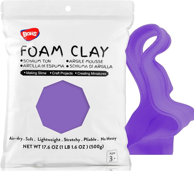 BOHS Violet Modeling Foam Clay by BOHS