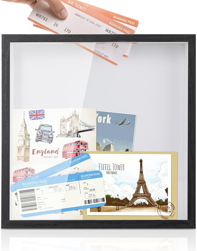 Adventure Archive Box, 12 x 12 Inch Travel Box by SMZCTYI
