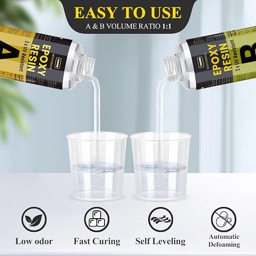 TAKIMO 16oz 3× UV Resistant Epoxy Resin Kit - Image 2