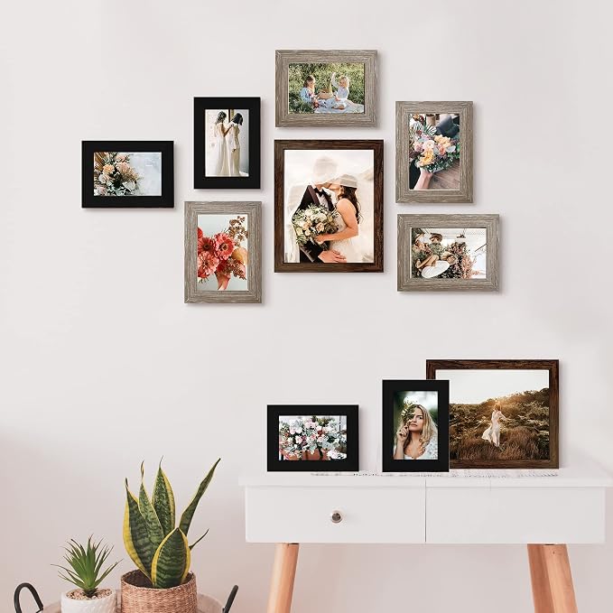 LUCKYLIFE Gallery Wall Frame Set, Picture Frames Collage 10-Pack - Image 3