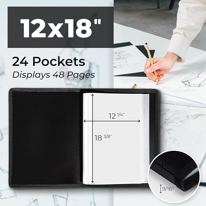 Dunwell 12x18 Art Portfolio Binder - Image 2