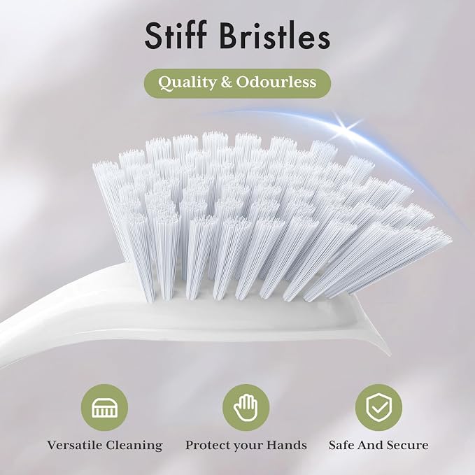 Amazer Dish Brush with Handle, 2 Pack Kitchen Scrub Brushes - Image 2