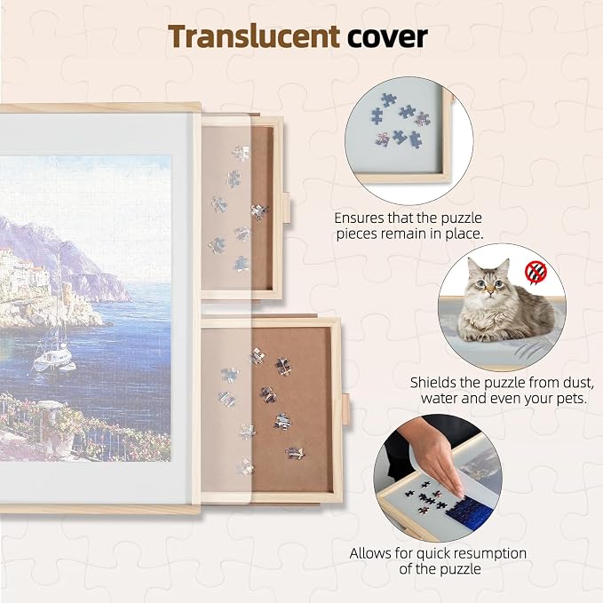 ALL4JIG 2000 Pieces 2-in-1 Tilting&Rotating Puzzle Board - Image 5