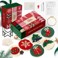 yuegool 6PCS Christmas Punch Needle Coasters Kit, Easy DIY Punch Needle by Unknown