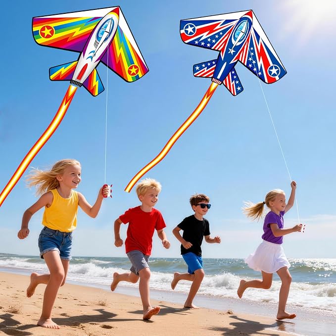 YongnKids Kite, 2 Pack Kites for Kids Ages 4-8 8-12 & Adults - Image 7