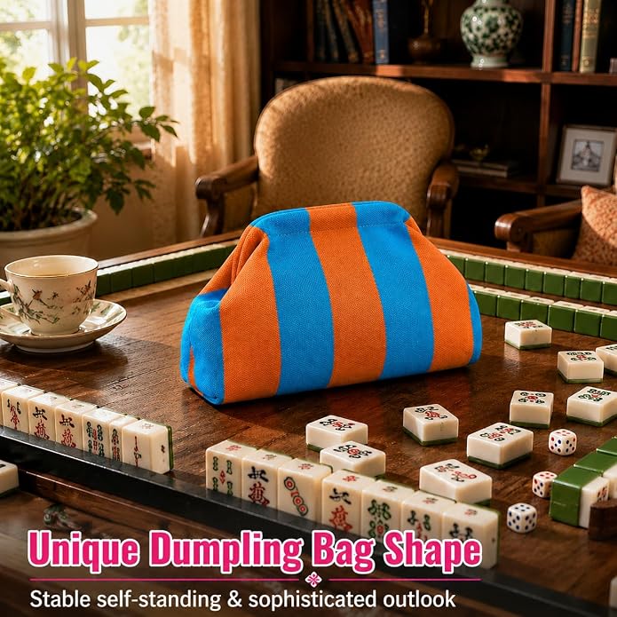 Mahjong Tile Bag Woven Clutch Purses - Image 6