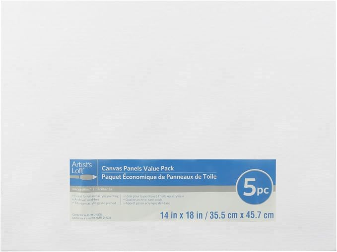 5 Count 14 x 18 Canvas Panels by Artist's Loft - Image 3