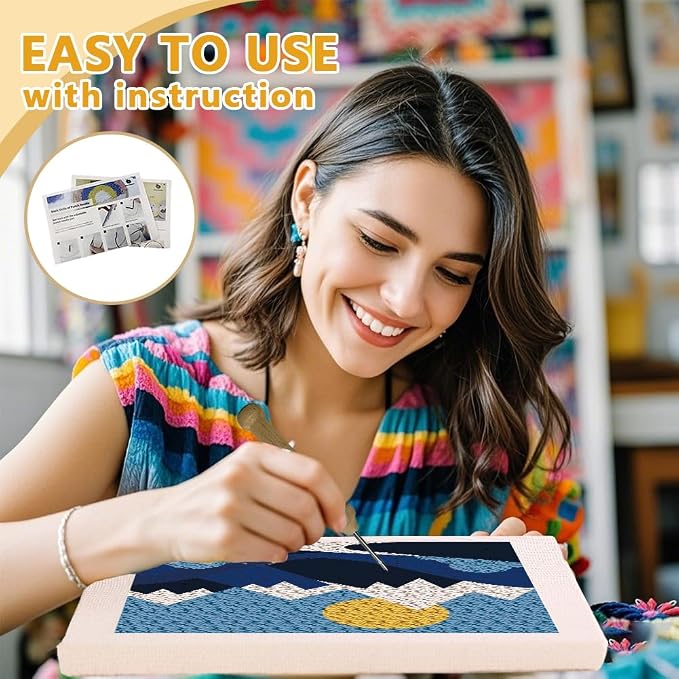 DOODLREAM Mountains DIY Punch Needle Embroidery Kit - Image 3
