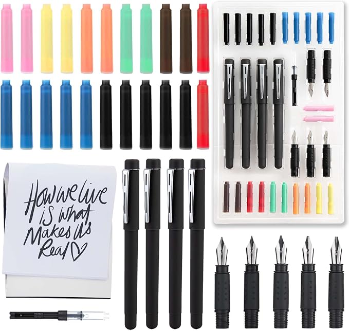 Falling in Art 34Pcs Calligraphy Pen Set, Calligraphy Kit by FallinginArt