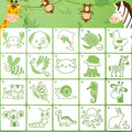 JULMELON Animal Stencils 20Pcs Animal Stencils by JULMELON