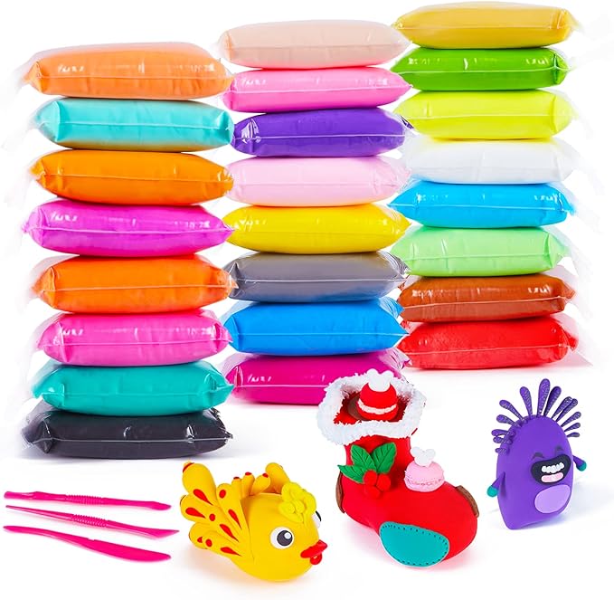 EDIFON Air Dry Clay, 24 Colors Modeling Clay by EDIFON