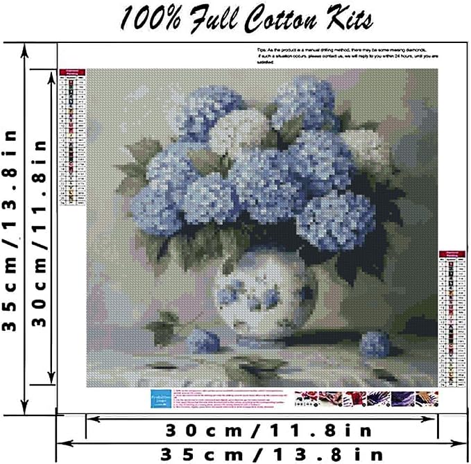 MYBISYMQQ Hydrangea Cross Stitch Kits - Image 2