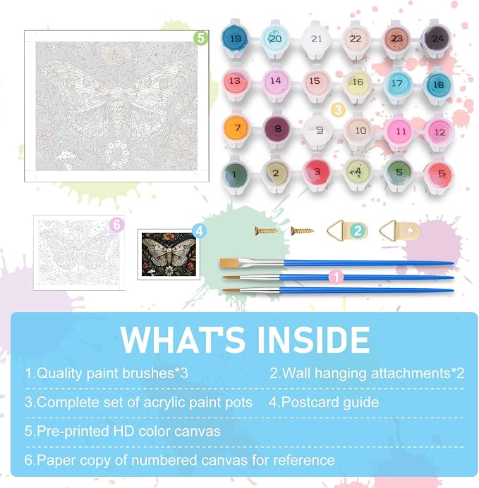 Offito Paint by Numbers Kit for Adults - Image 5