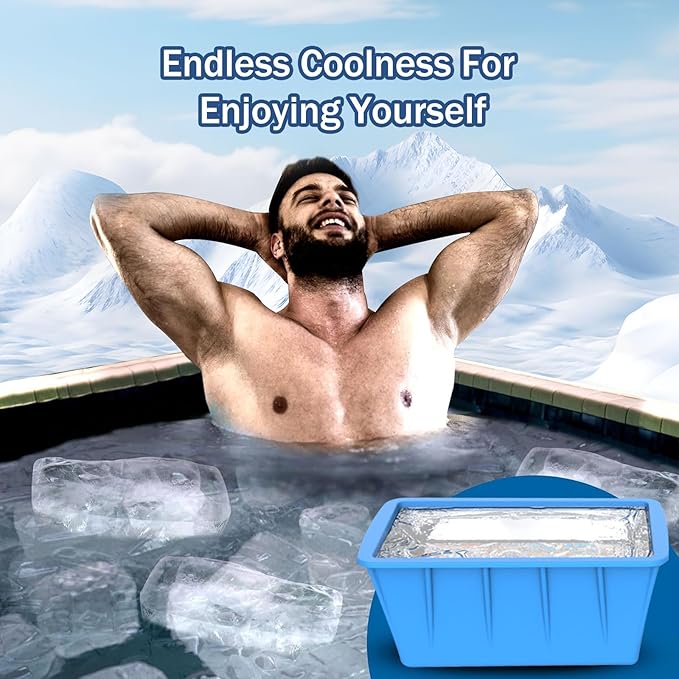 6Pack 48LB Extra Large Ice Block Molds, Silicone Large Ice Cube Molds - Image 2