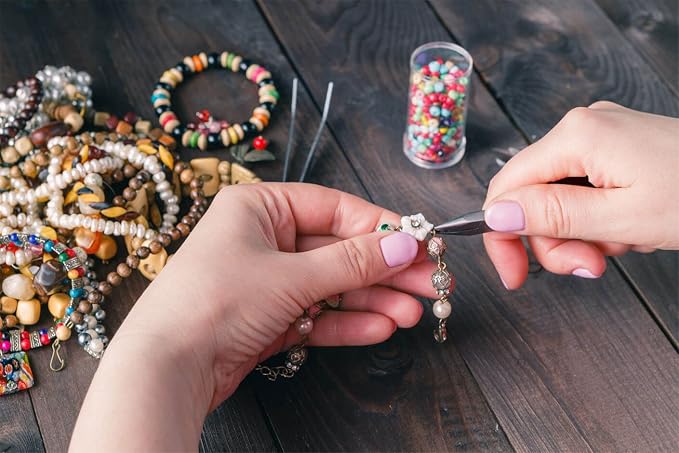 Paxcoo 1200Pcs Open Jump Rings and Lobster Clasps Jewelry Findings Kit - Image 7