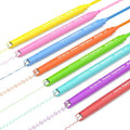 AECHY 8PCS Curve Highlighter Pen Set, Dual Tip Marker Pens by AECHY