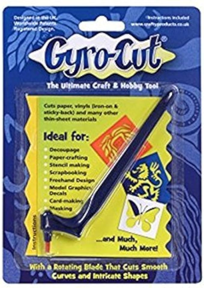 Gyro-Cut Cutting Tool | Stencil Making and Scrapbooking made Smooth by Crafty+Products