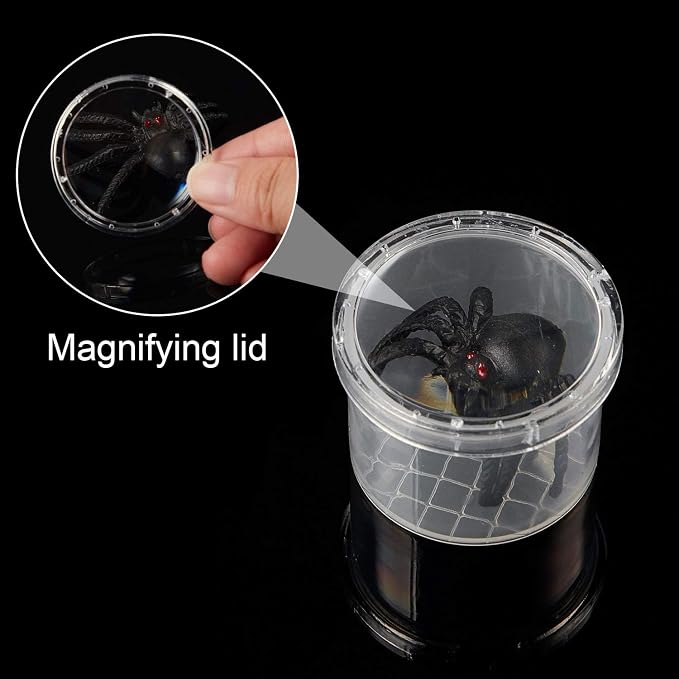 Thyle 60 Pieces Bug Viewer Bug Cage Catcher Magnifying Insect Box Bug Magnifier - Image 3