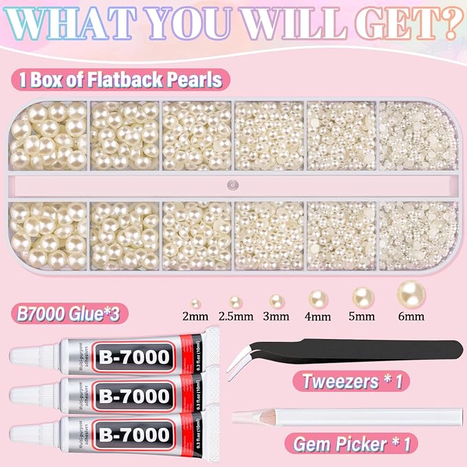 Flatback Pearls for Crafting - Image 2