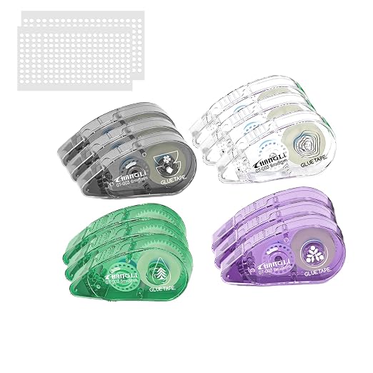 FUNSKY 12 Pack Double Sided Tape Roller by Unknown