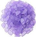 Keedolla Lavender Sea Glass for Crafts - 15 OZ Flat Frosted Seaglass Pieces for by Keedolla