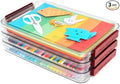 CATOOMUU 3-Pack 9x13 Shallow Flat Clear Plastic Project Case Storage Box | by CATOOMUU