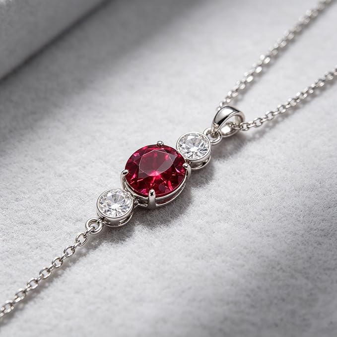 Ruby Red Cubic Zirconia Loose Beads Unset - Image 4