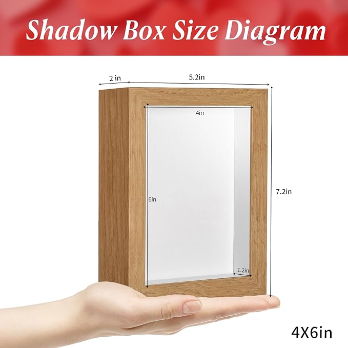 4x6 Small Shadow Box Picture Frame - Image 2