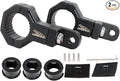 0.75 to 1.25" Bar Clamps Heavy Duty for UTV/ATV/Snowmobile/Motorcycle/Scooter Handlebar Mount(2Pack)
