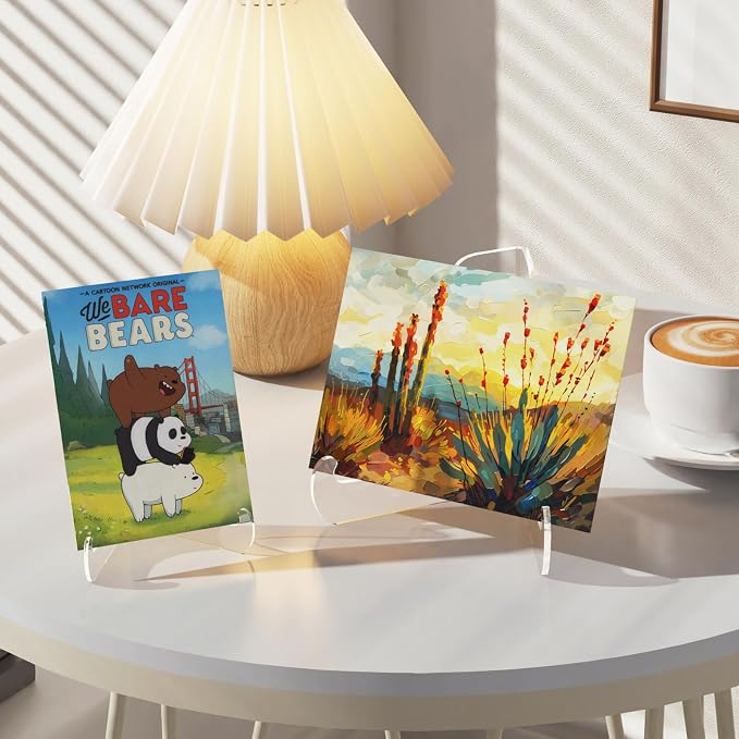 5 Pack Acrylic Display Stand, Plate Stand - Image 5