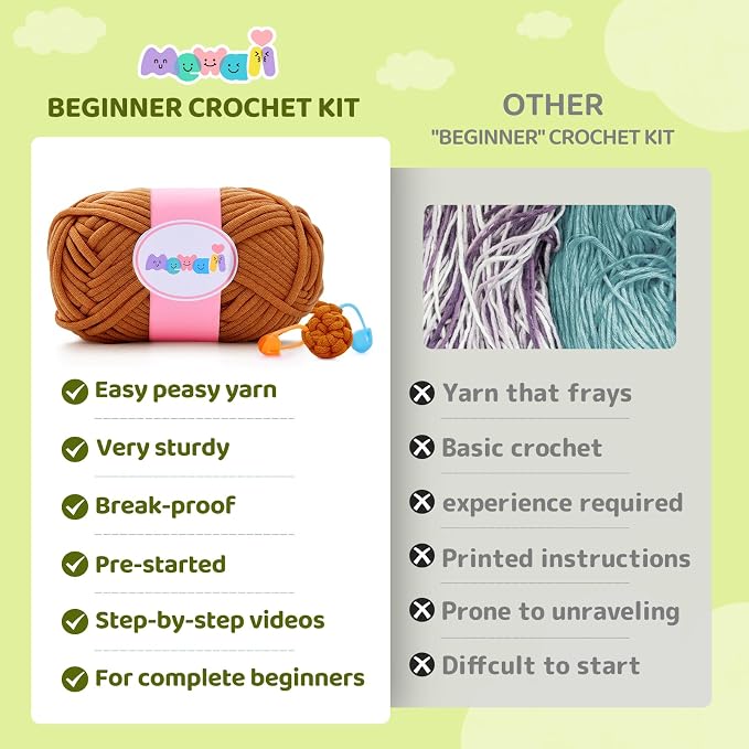 Mewaii Crochet Kit for Beginners Level 1 - Image 2