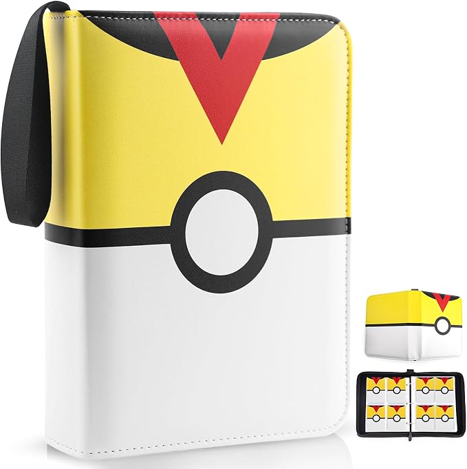 Card Binder 4 Pocket, Trading Card Holder Fits 400 Cards by Unknown