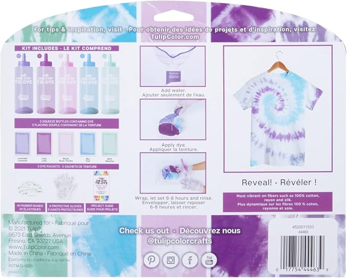 TULIP Fabric Dye Kits 44463 Fdy Lg Pretty Pastels 2/6, As Detailed - Image 3