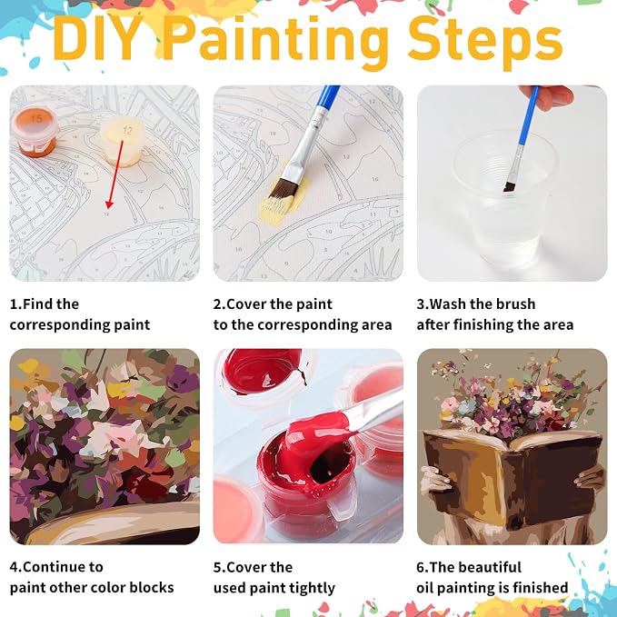 Mandun Book Paint by Numbers Kit - Image 9
