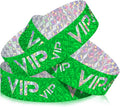 Teling 500 Pack VIP Plastic Wristbands Bracelets Party for Events VIP Custom Wristbands Plastic Bracelets Tear proof Waterproof Wrist Bands Arm Bands for Events Concerts