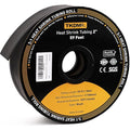 TKDMR 59 Ft 2" Heat Shrink Tubing - 3:1 Ratio Marine Grade Heat Shrink,Wire Cable Adhesive Lined Tube Insulation Seal Against Moisture Corrosion and Air Leakage.Black