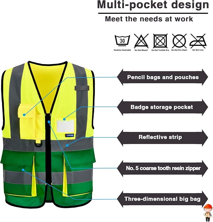 A-SAFETY reflective work vest