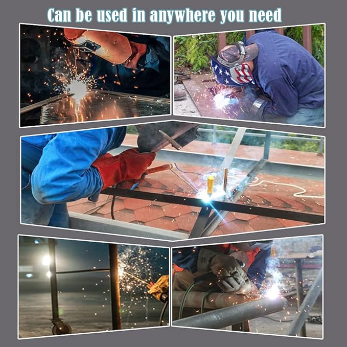 HONE Stick Welder, 110V/220V Actual 140Amp ARC Welder Machine, IGBT Inverter Digital Display LCD Welding Machines with Hot Start Arc Force Anti-Stick, High Efficiency for 1/16"-1/8" Welding Rod.