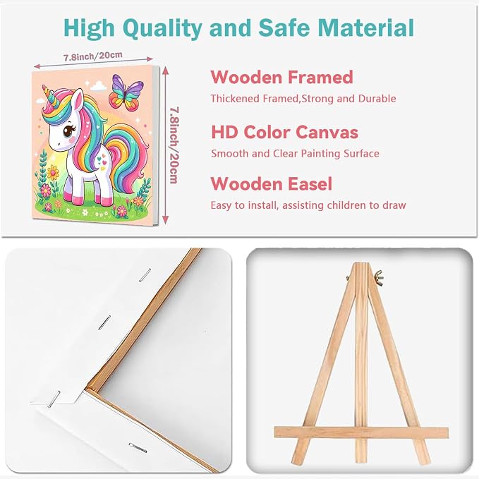 cviokrdu 4 Pack Paint by Numbers Kit - Image 2