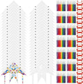 Syhood 60 Pcs DIY Kite Bulk Blank Kite Making Kit by Syhood