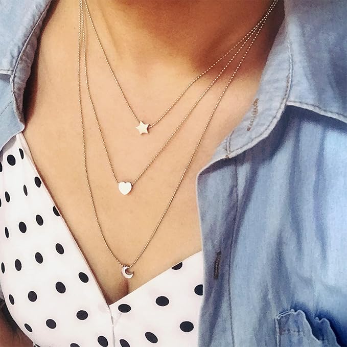 Jishi Steel Ball Chain Bead Dog Tag Chain Beaded Necklace Chains - Image 2