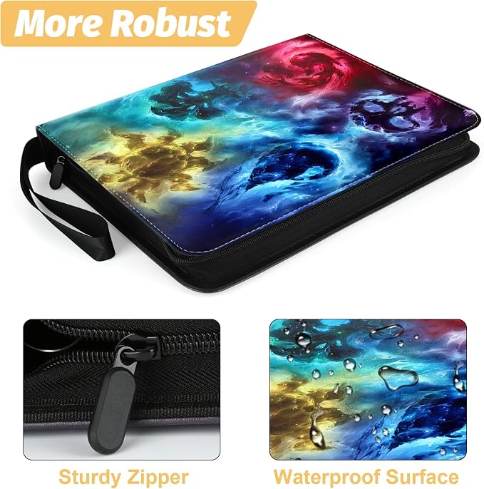 Trading Card Binder, 9-Pocket Binder - Image 3
