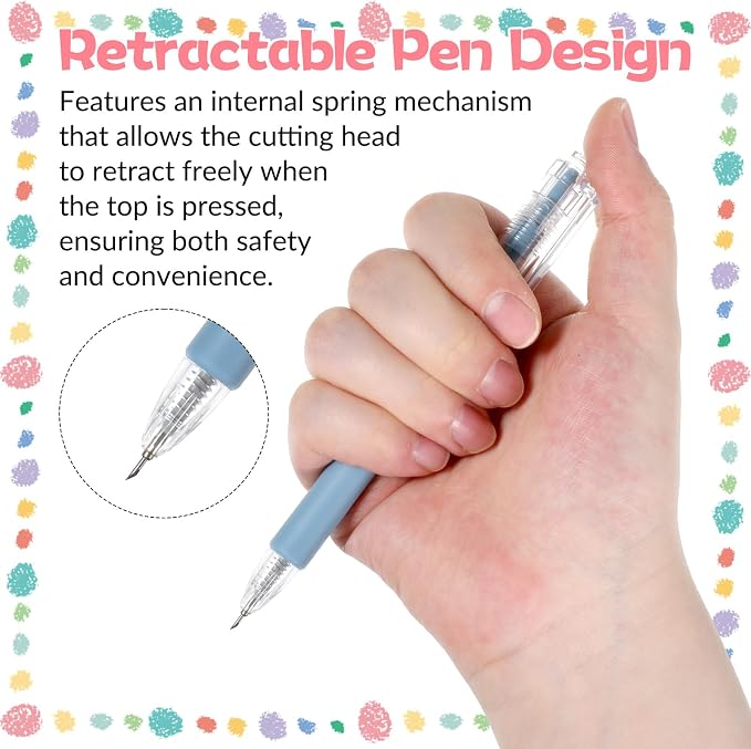 Knife Pen, A Complete Set Craft Cutting Tool Paper Cutter Pen Carving Tools - Image 4
