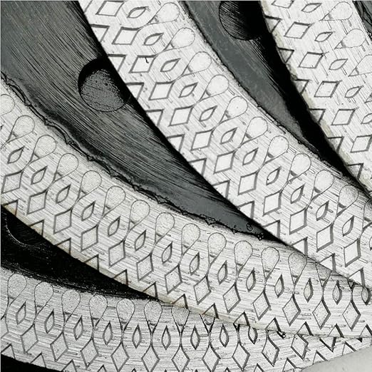 DT-DIATOOL Diamond Tile Blade 5 Inch 5pcs Diamond Turbo X Mesh Rim Segement Circular Saw Blade for Procelain Ceramic Stoneware Marble Granite Fits 5/8"-7/8" Arbor