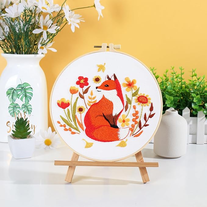 Louise Maelys Autumn Fox Embroidery Kit - Image 5