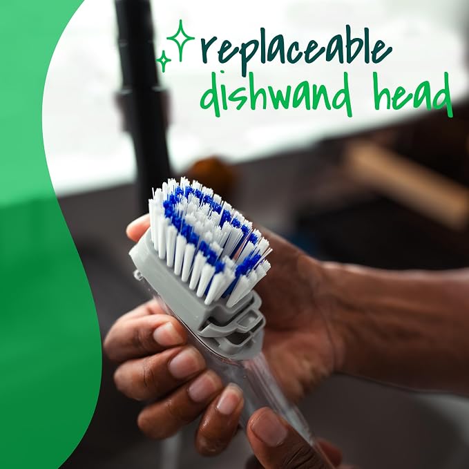 Scotch-Brite Odor Resist Soap Control Dishwand Brush, Non-Scratch Cleaning Brush - Image 9