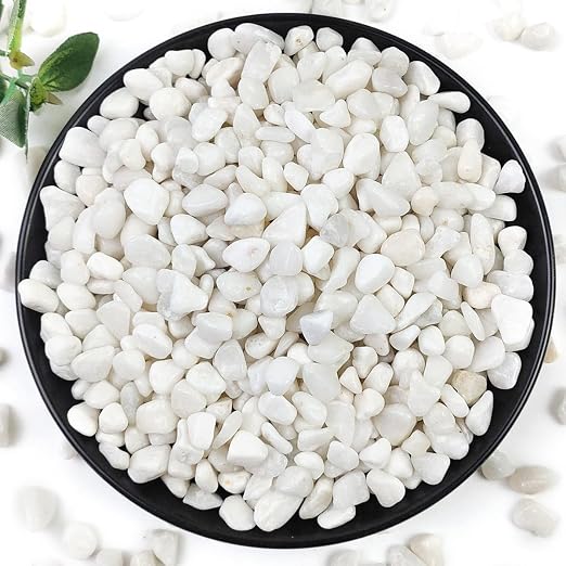 YISZM 2LB Succulent and Cactus Gravel Pebbles, 3/8 Inch Natural Decorative by YISZM-ForYourNaturalLife